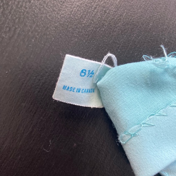 Baby blue suede gloves - Picture 5 of 5